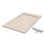 Receveur de douche extra plat premium ambiente beige clair 70x110
