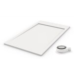 Receveur de douche extra plat premium ambiente blanc ral 9003 90x140