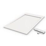 Receveur de douche extra plat premium ambiente gris ardoise ral 7016 100x120