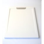 Receveur de douche extra plat neo inox blanc ral 9003 90x100
