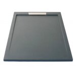 Receveur de douche extra plat neo inox gris ardoise ral 7016 80x120 Receveur de douche extra plat neo inox gris ardoise ral 7016 80x120