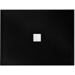 Receveur de douche extra - plat nox ultraslim rectangulaire 100 / 120 / 130 / 140 x 80 / 90 cm noir - ...