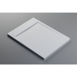 Bernstein - receveur de douche fonte min�rale, bac en pente et bords surelev�s - 90x120cm, blanc mat, ...