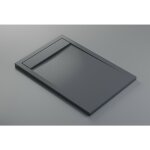 Bernstein - receveur de douche fonte min�rale, bac en pente et bords surelev�s - sans garniture de vidage, ...