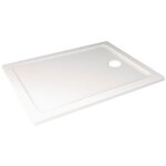 Receveur de douche kinestart kinedo blanc bac extra plat 100 x 80 cm rd100