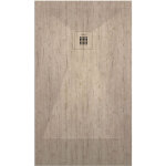 Receveur de douche nature, finition lisse stone 3d, grille de couleur - 120 x 70 cm Receveur de douche nature, finition lisse stone 3d, grille de couleur - 120 x 70 cm