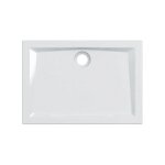 Receveur de douche rectangulaire 100x70x6 cm blanc brillant en gr�s porcelain� - geberit - blanc