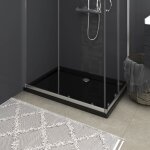 Doc&et - receveur de douche rectangulaire abs noir 80x110 cm - the living store - noir