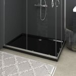 Receveur de douche rectangulaire abs noir 80x120 cm Receveur de douche rectangulaire abs noir 80x120 cm