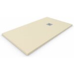 Receveur de douche en r�sine extra - plate allstone - toutes les tailles - 6 couleurs - bonde et grille ...