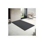 Receveur de douche en résine largeur 70 graphite ral 7016 70x100 cm Receveur de douche en résine largeur 70 graphite ral 7016 70x100 cm