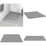 Vidaxl - receveur de douche smc gris 100x80 cm - bac de douche - bacs de douche - home & living - gris ... Vidaxl - receveur de douche smc gris 100x80 cm - bac de douche - bacs de douche - home & living - gris ...