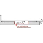 Novellini - receveur olympic + acrylique rectangulaire 120x80x4, 5 cm diffusion france