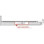 Novellini - receveur olympic + acrylique rectangulaire 170x90x4, 5 cm diffusion france