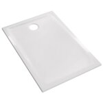 Geberit ? receveur de douche c�ramique antid�rapant 120x80 cm ? ultra - plat ? installation � poser ou ...