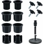 Rechange pour porte - parapluie, bouchon cache trou avec bouton toile inox m8 accessoires parasol accessoires ...