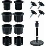 Rechange pour porte - parapluie, bouchon cache trou avec bouton �toile inox m8 accessoires parasol accessoires ...