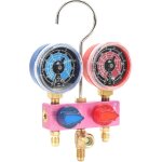 Recharge de r�frig�rant de climatisation r22 r32 r410a manom�tre de collecteur de r�frig�rant tuyau de ...