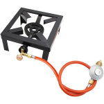 R�chaud � gaz 8kw en fonte ? br�leur � gpl ext�rieur ? vanne de contr�le pour ajustement pr�cis ? tube ...