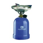 R�chaud � gaz camping 2200w coque acier r�chaud pour cartouche gaz 190g kemper