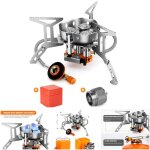 Rchaud  gaz mini portable extrieur en acier inoxydable 5. 9'3. 35' rchaud de camping  gaz, 6800 ...