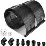Rchauffeur solaire pour piscine en pe, 2 panneaux de chauffage solaire de 600 x 75 cm, respectueux de ...