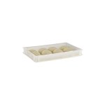 R�cipient � p�te - bo�te � boules � pizza empilable, capacit� de 14 litres, dimensions int�rieures : ...