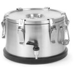 Conteneur isotherme en acier avec robinet pour le transport des aliments 10 l - hendi 710128 Conteneur isotherme en acier avec robinet pour le transport des aliments 10 l - hendi 710128
