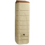 R�cup�rateur d'eau de pluie mural 650 l + kit raccord ch�neau - beige - bellijardin