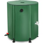 Todeco - rcuprateur eau de pluie pliable 225l, collecteur tonneau eau de pluie gouttiere, recuperateur ...