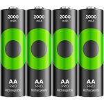 Gp recyko pro pile rechargeable lr6 (aa) nimh 2000 mah 1. 2 v 4 pc(s)