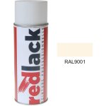Peinture a�rosol blanc cr�me ral 9001 brillant multisupport redlack