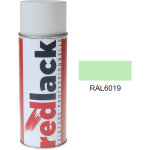 Redlack - peinture a�rosol vert blanc ral 6019 satin� multisupport