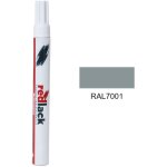 Peinture feutre retouche gris argent ral 7001 brillant multisupport redlack