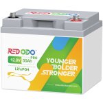 Redodo - batterie au lithium 12v 50ah portable rechargeable lifepo4, bms protégées, 4000 - 8000 + cycles, ... Redodo - batterie au lithium 12v 50ah portable rechargeable lifepo4, bms protégées, 4000 - 8000 + cycles, ...