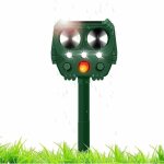 Redroad - r�pulsif chat exterieur � ultrason, r�pulsif animaux solaire pour chats, chiens, renards, oiseaux ...