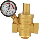 R�ducteur de pression d'eau dn15 r�ducteur de pression d'eau r�glable en laiton avec manom�tre pour usage ...