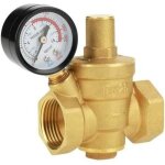 Rgulateur de pression, dn25 rglable en laiton pression d'eau durable rduction de rgulateur rducteur ...
