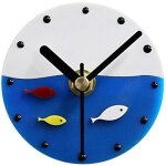 R�frig�rateur magn�tique style m�diterran�en antique aimants de r�frig�rateur �tiquette horloge murale ...