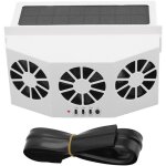 Refroidisseur de voiture � �nergie solaire grand angle 3 ventilateurs d�odorant �conomie d'�nergie ventilateur ...