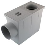 Interplast - regard de descente eau pluviale, taille 235  125  220 mm - fitt