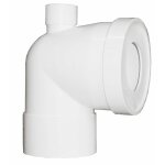 Pipe wc regiplast courte - a prise d'air - diam�tre 100mm