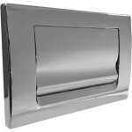 Regiplast - plaque de commande murale simple volume réservoir wc encastré, chromé brilliant Regiplast - plaque de commande murale simple volume réservoir wc encastré, chromé brilliant