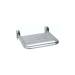 Regiplast - siège de douche rabattable en inox 304 finition satinée Regiplast - siège de douche rabattable en inox 304 finition satinée