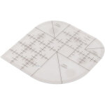 R�gle de coupe � coins courbes pour patchwork, outil de couture acrylique pour diy et fournitures de ...