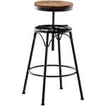 Clp - r�glez 2 tabourets en bois et en m�tal r�glables en hauteur diff�rentes couleurs disponibles colore ...