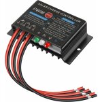 Regulateur panneau solaire, contrleur de charge rgulateur panneau solaire 12 v / 24 v 20 a pwm tanche ...
