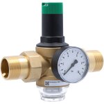 Rgulateur de pression, avec raccords, 1 1 / 4 pouce, avec manomtre 0 - 10 bar