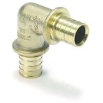 Rehau coude 90� laiton 50 mm pour plomberie