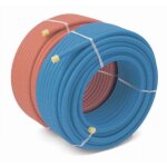 Rehau - rautherm tube gaine rouge d12, 70m 12604811073